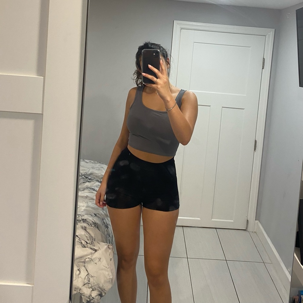 Pretty little thing black shorts